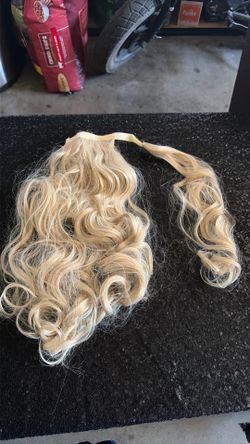 Synthetic pony tail blonde ❤️