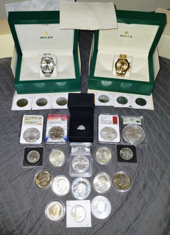 Watches, Rings and Silver