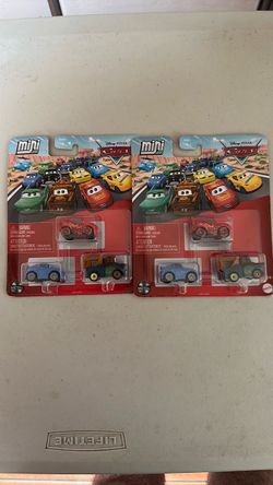 Disney Pixar Cars Mini Racers 3-Pack x2