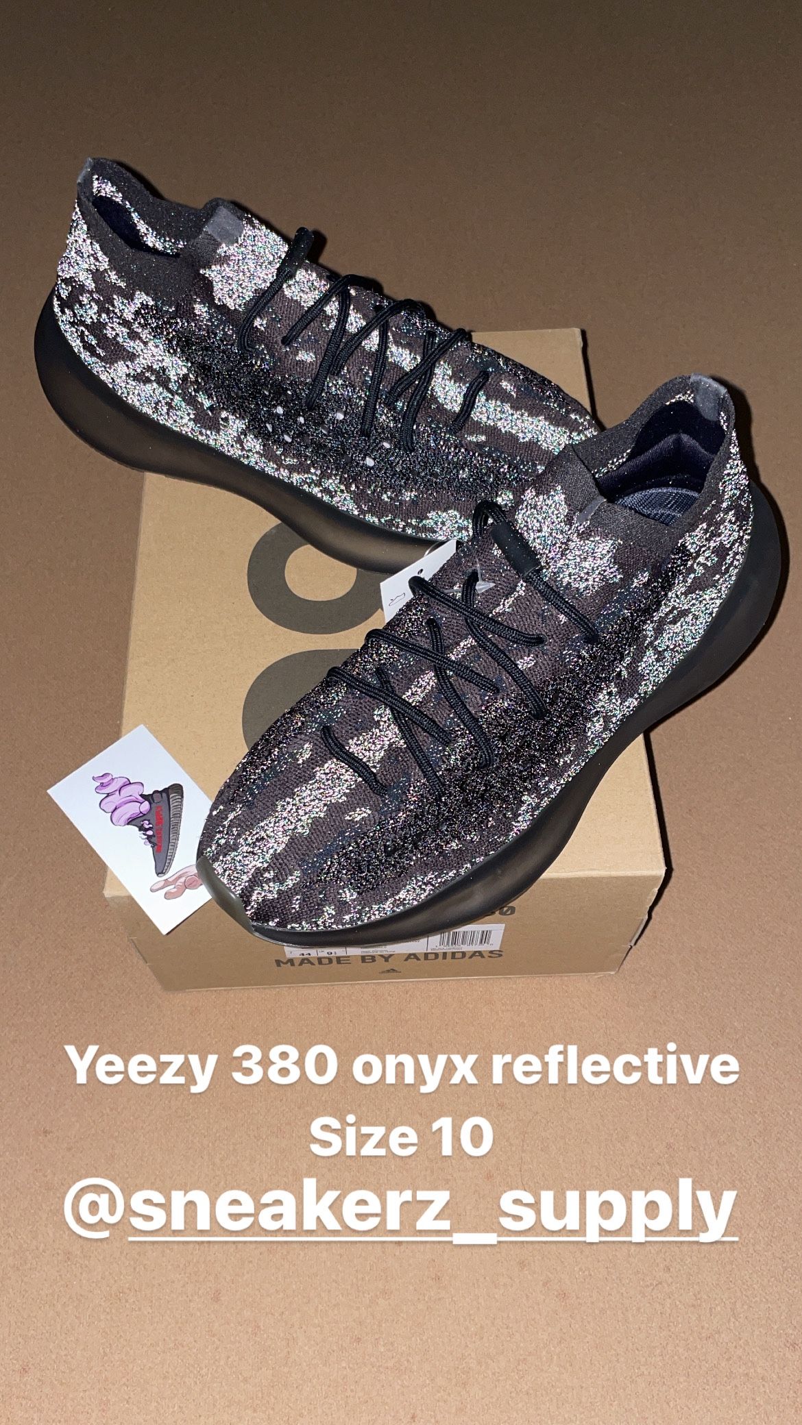 Yeezy 380 Onyx Reflective - Main Image