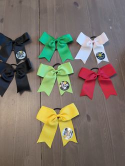 Softball Hair Bows