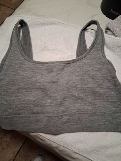 Women's Gray Sports Bra