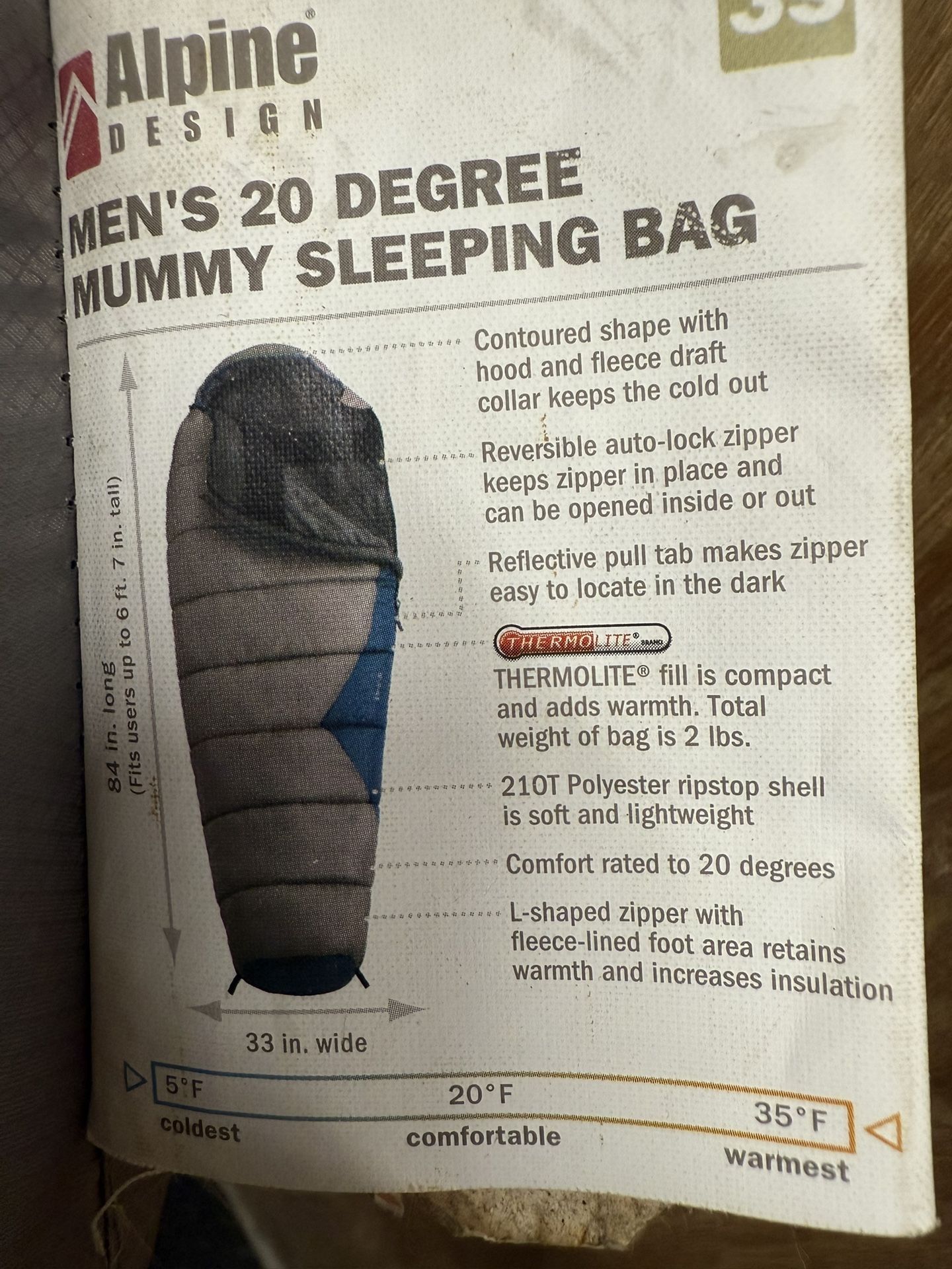 Sleeping Bags As Photograph On Tag