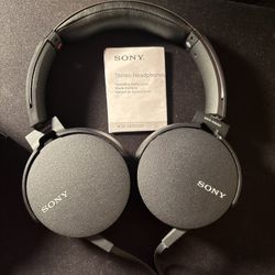 Sony MDR-XB550AP Extra Bass Wired Stereo Headphone Black