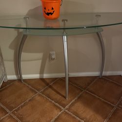 Glass Console Table