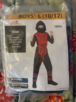 Ninja Halloween Costume Size L (10/12)