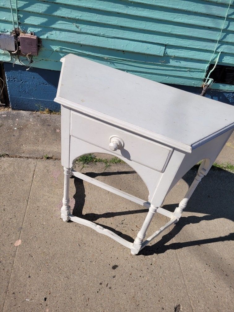 Entry Table Solid Wood Antique