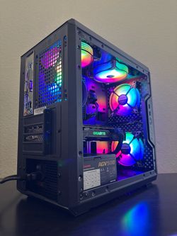 FAST Custom Ryzen Gaming PC Computer (Ryzen 5 5500, 16GB RAM, GTX 1070 8GB, 512GB NVMe + 1TB HDD)