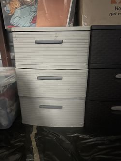 Off White 3-Drawer Dresser Organizer