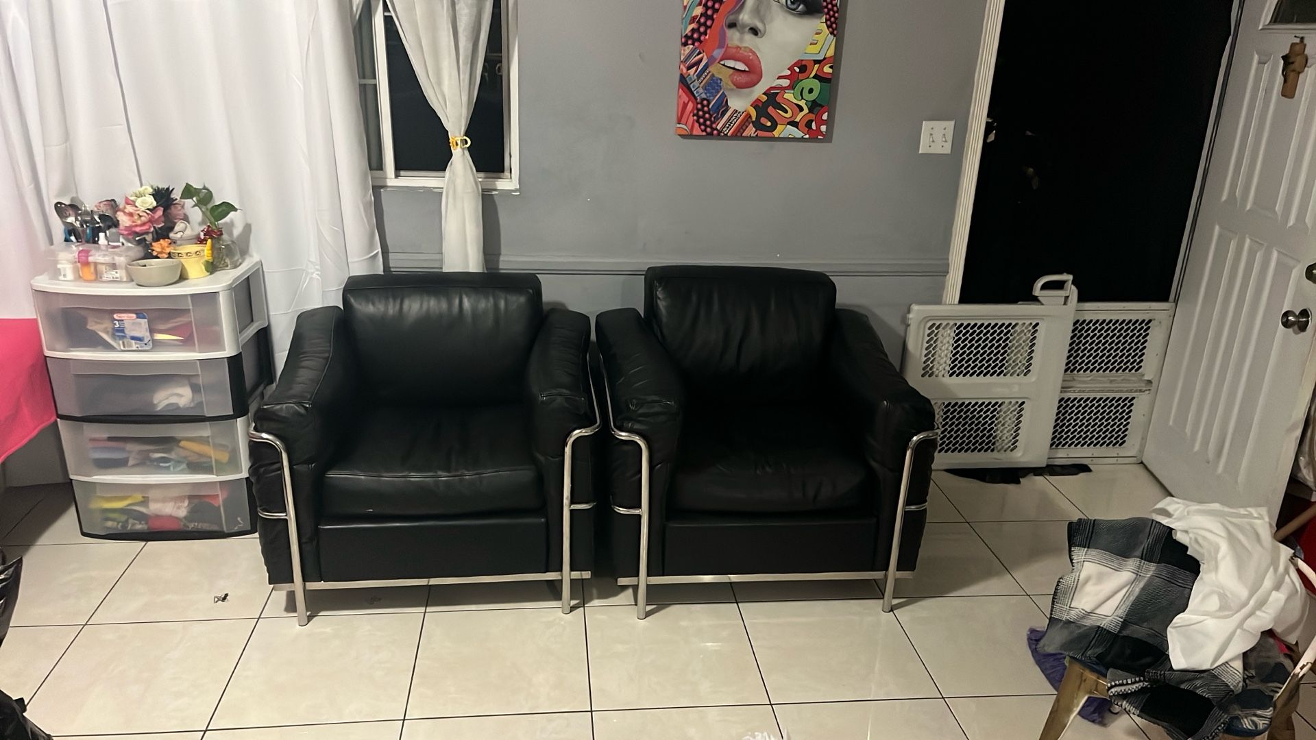 Great Condition Leather Sofas