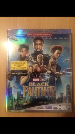 BLACK PANTHER BLURAY DIGITAL MOVIE