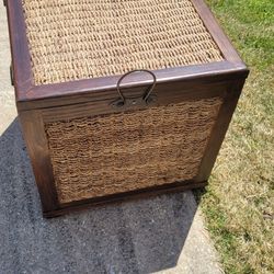 Rattan Storage Cube