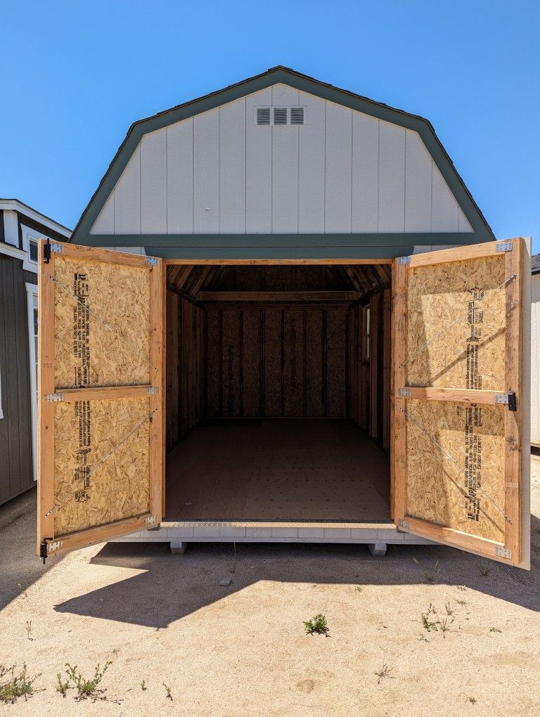 10x20 Lofted Utility Storage Shed 