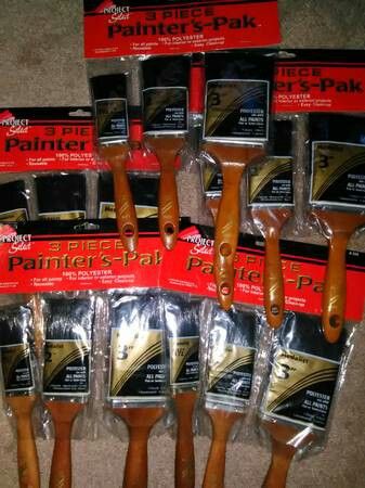 3 piece painter's pk. Paint brushes* new