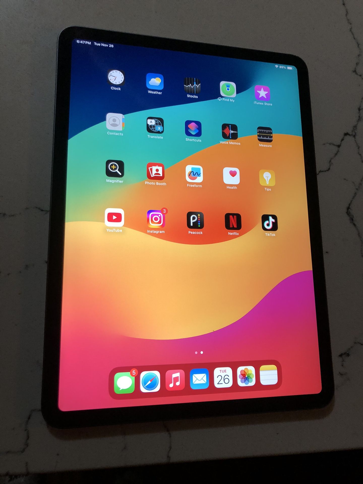 iPad Pro 11” 64GB iOS Version 18.4.1