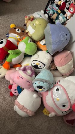 $5-$10 each BIG plushies