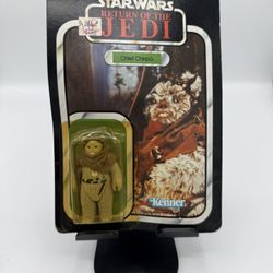 Vtg Star Wars ROTJ Chief Chirpa Action Figure 79B Card Back 1984 MOC Kenner