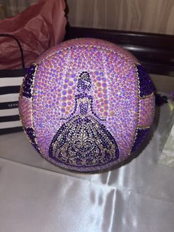 Custom Quinceañera Rhinestone Volleyball