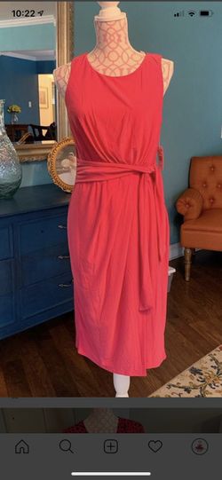 Supperfoxx wrap pink midi dress
