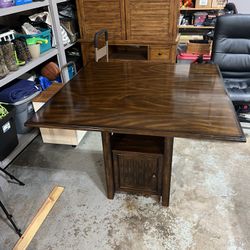 Solid Wood High Top Dining Table