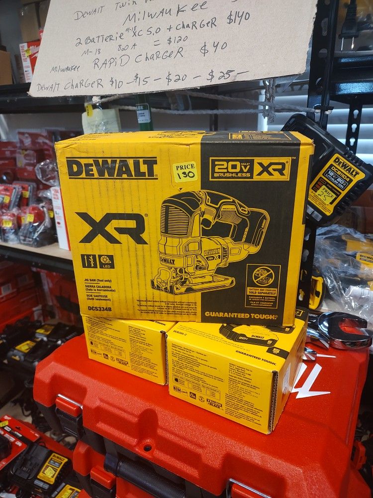 DeWalt 20 V Max Brushless XR Jig Saw