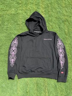 Black and Purple Hearts Hoodie (S)