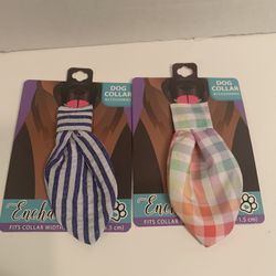 Enchante Pet: Dog collar accessories Two ties