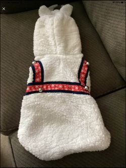 Brand New White Reindeer Pet Costume