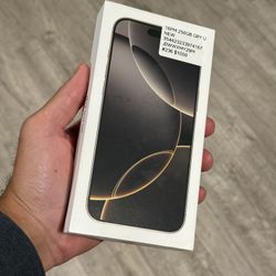 IPhone 16 Pro Max - UNLOCKED -256GB - SEALED