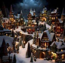 Ceramic Christmas Village