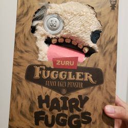 New Zuru Fuggler Hairy Fuggs Creme Oogah Boogah Monster Plush