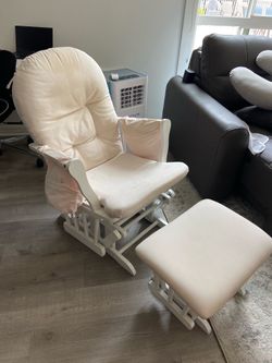 Glider chair and ottoman