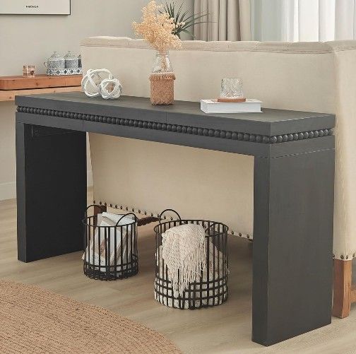 64" Console / sofa Table - Black