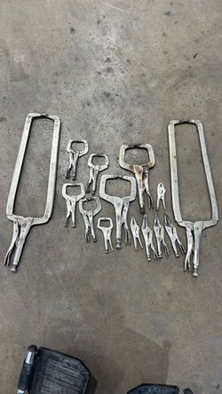 Vice grips Locking Pliers Set