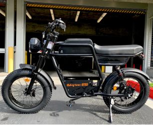 1000/1500 Watt Electric Fat Tire MTB e Bike, 32mph top speed, throttle, 20 x 4.0 Fat Tire, Center Basket