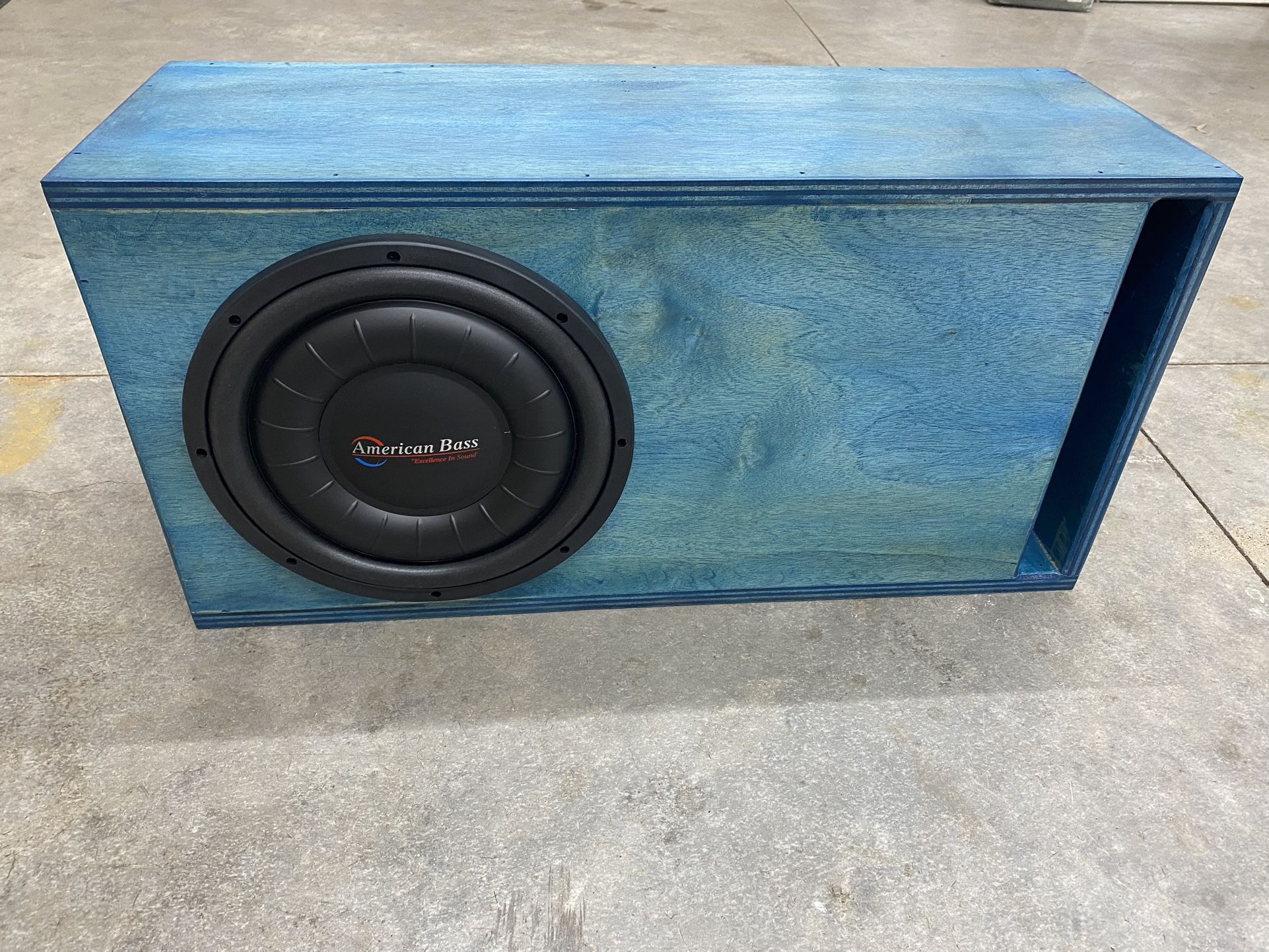 American Bass 12” 2000 Watt
