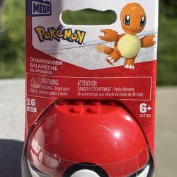 MEGA Pokémon Charmander Building Toy Kit (16 Pieces)