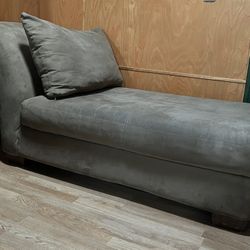 Gray Chaise Lounge Chair