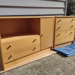 Pair of Matching Modern Dressers