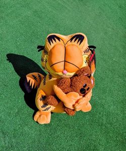 Garfield The Cat Loves Pooky Teddy Bear 13" Stylized Medium Plush Toy Doll NWT