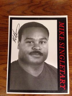 Mike Singeltary signed photo
