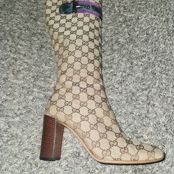 Gucci GG Knee High Boots 