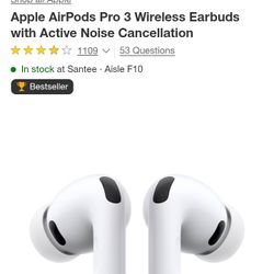 !!!!Brand New Air Pod Pro 3 Noise Cancelling!!!