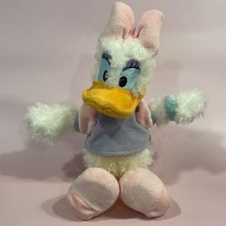 Disney World Parks Exclusive Daisy Duck Plush 12 &quot; Fuzzy Stuffed Plushie EUC 