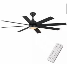 Parkman 62 in. Indoor/Covered Outdoor  Ceiling Fan with LED light