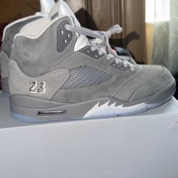 Air Jordan 5s Wolf Greys