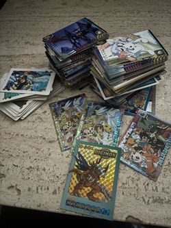Vintage Digimon Trading Cards Retro Anime Pokemon