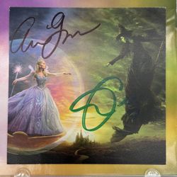 Wicked For Good Signed CD - Ariana Grande Cynthia Ervo CD