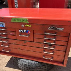 Vintage MAC Tools 10 Drawer Tool  Chest
