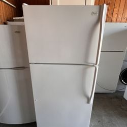 Top Freezer Refrigerator Used 30” Wide Clean Working 